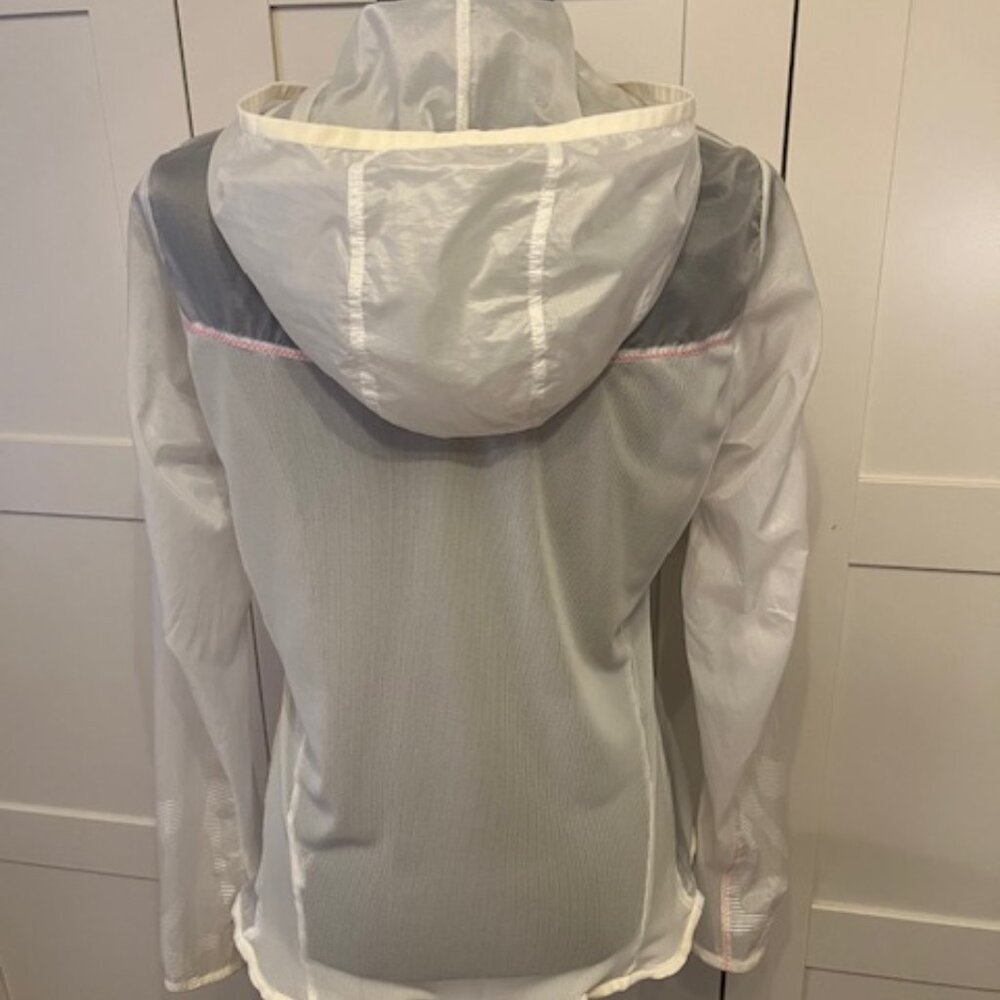 Adidas transparent running/sport hooded jacket - Picture 2 of 6